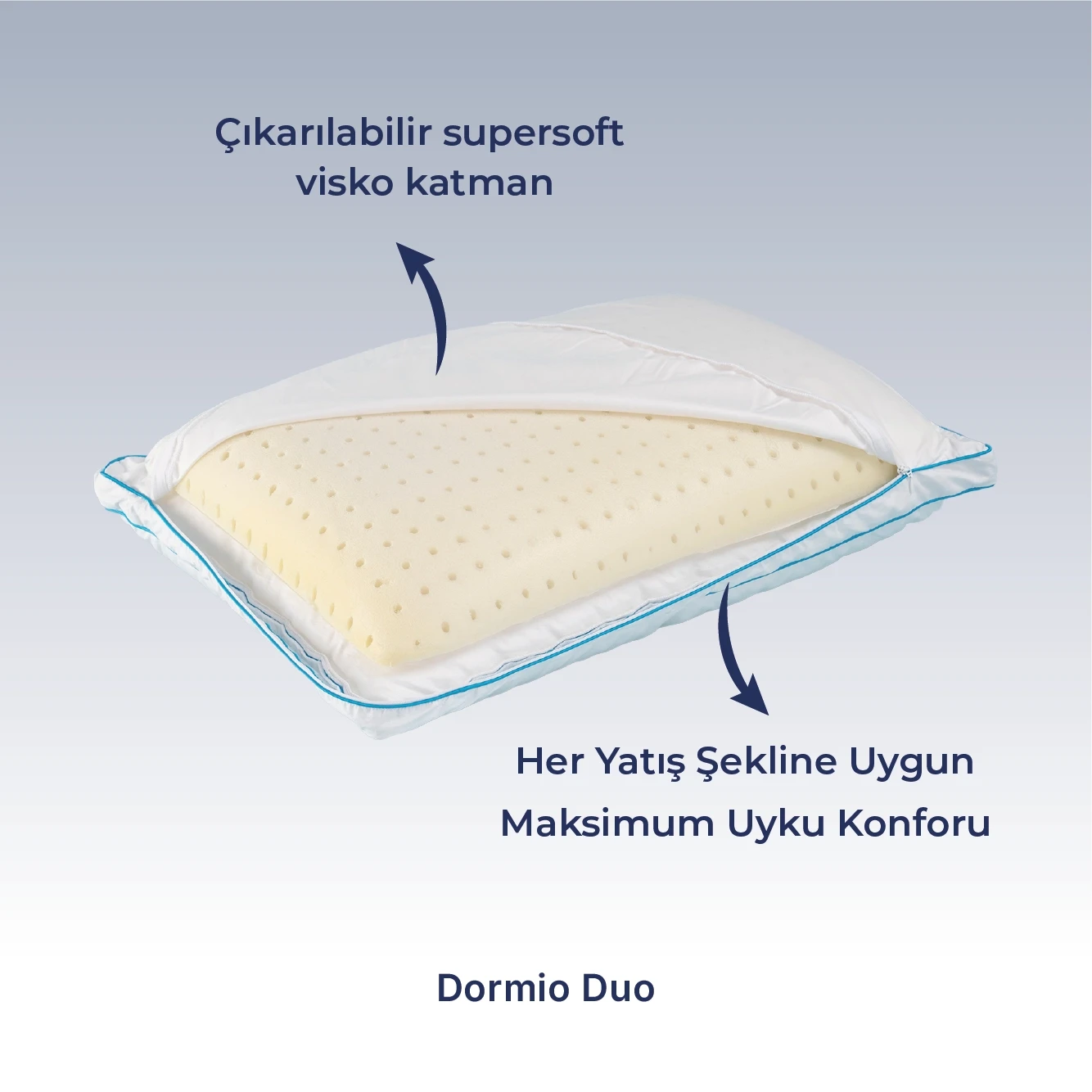 Othello Classico Dormio Duo Yastık 45x65+4 cm