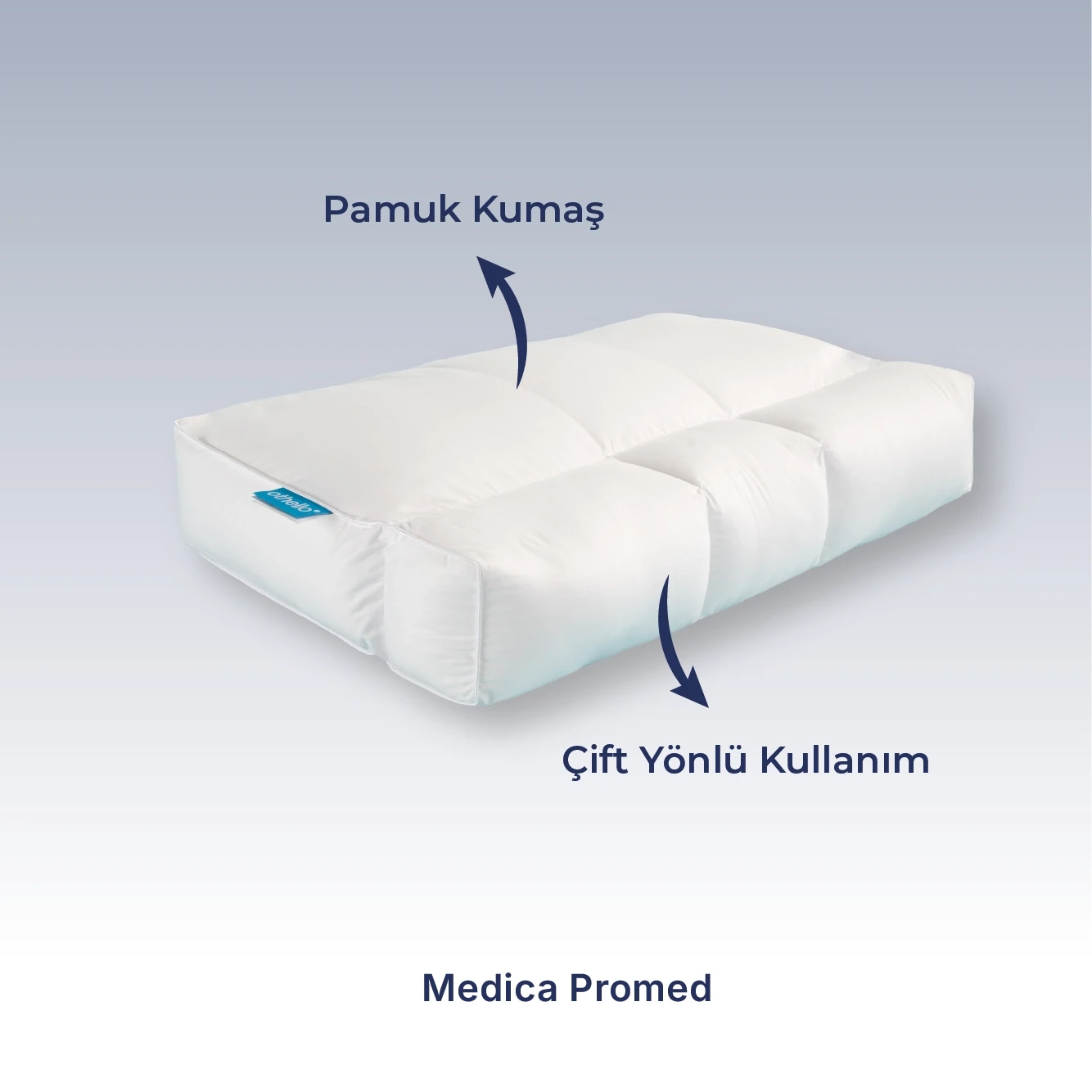 Othello Baş ve Boyun Destekleyici Yastık 60x40 cm - Medica Promed