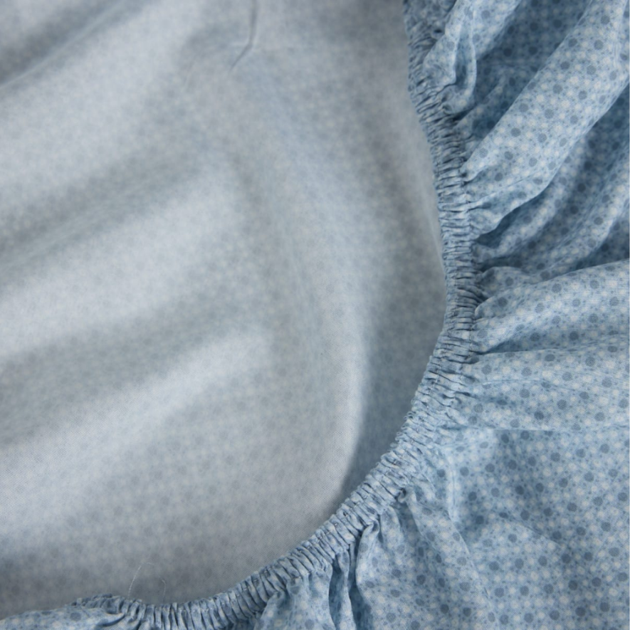 Çift Kişilik Çift Taraflı Welsoft Comforter Yorgan Seti Mavi 195x215 cm - Dormio Soft Bloom Serisi - 9