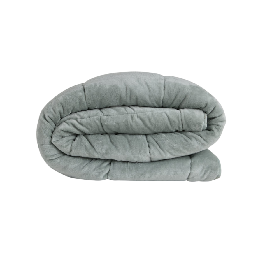 Çift Kişilik Çift Taraflı Welsoft Comforter Yorgan Seti Yeşil 195x215 cm - Dormio Soft Bloom Serisi - 8