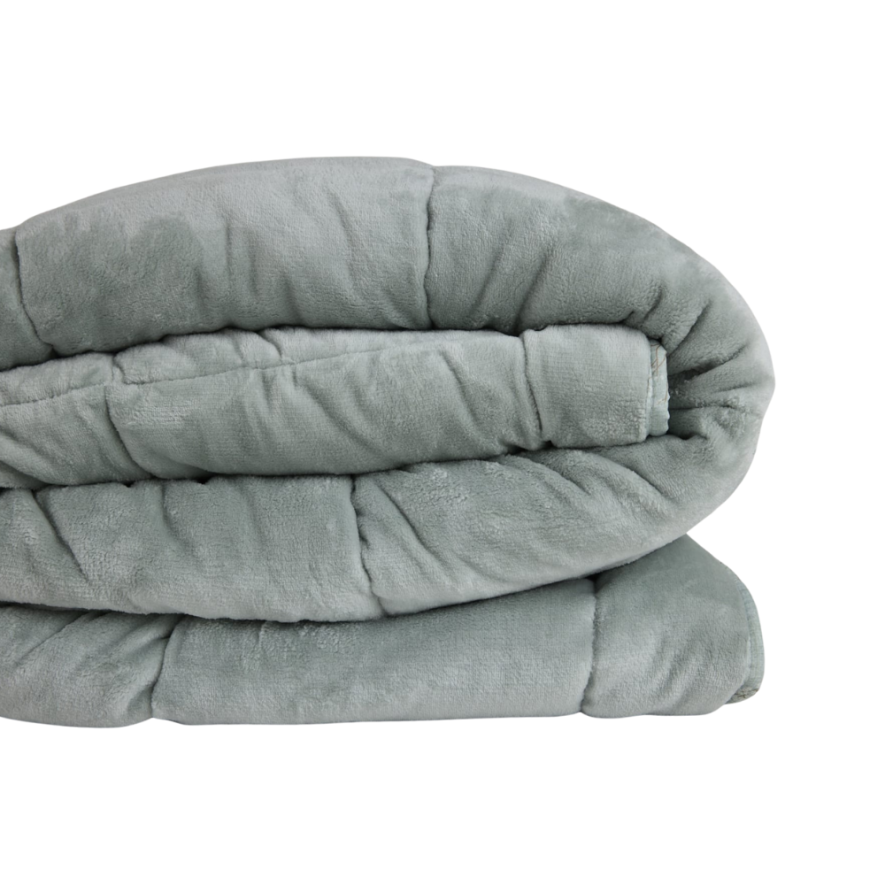 Çift Kişilik Çift Taraflı Welsoft Comforter Yorgan Seti Yeşil 195x215 cm - Dormio Soft Bloom Serisi - 9