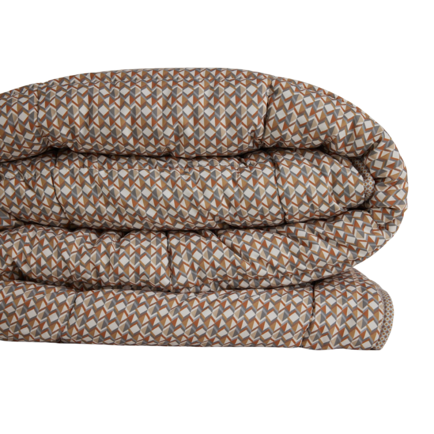 Kullanımı Kolay Çift Kişilik Yorgan 195x215 cm Turuncu - Dormio Trigo Serisi - 7