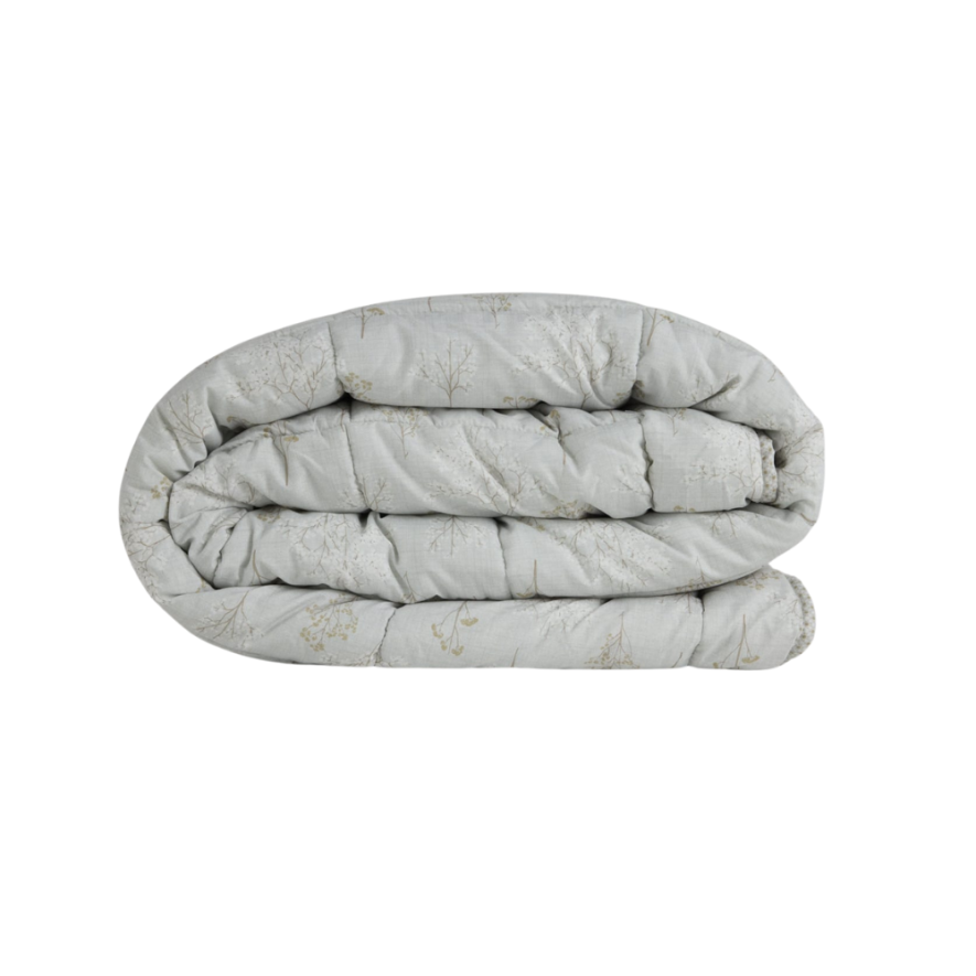 Kullanımı Kolay Tek Kişilik Yorgan 155x215 cm Krem - Dormio Bloom Serisi - 5