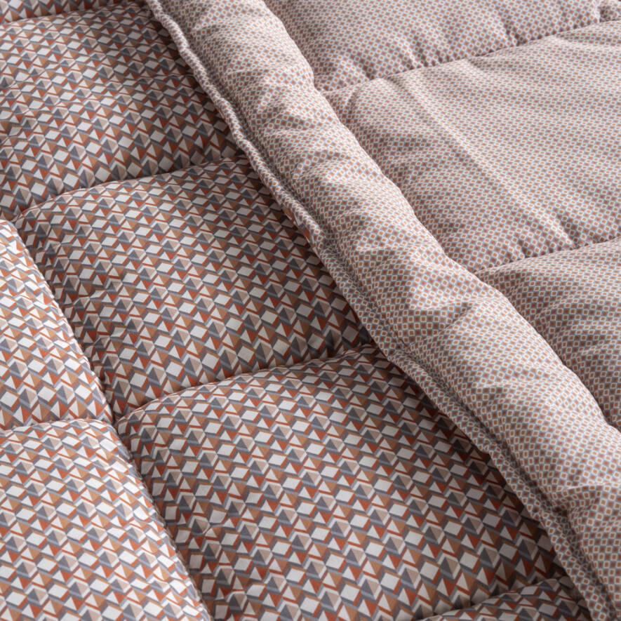 Kullanımı Kolay Tek Kişilik Yorgan 155x215 cm Turuncu - Dormio Trigo Serisi - 3