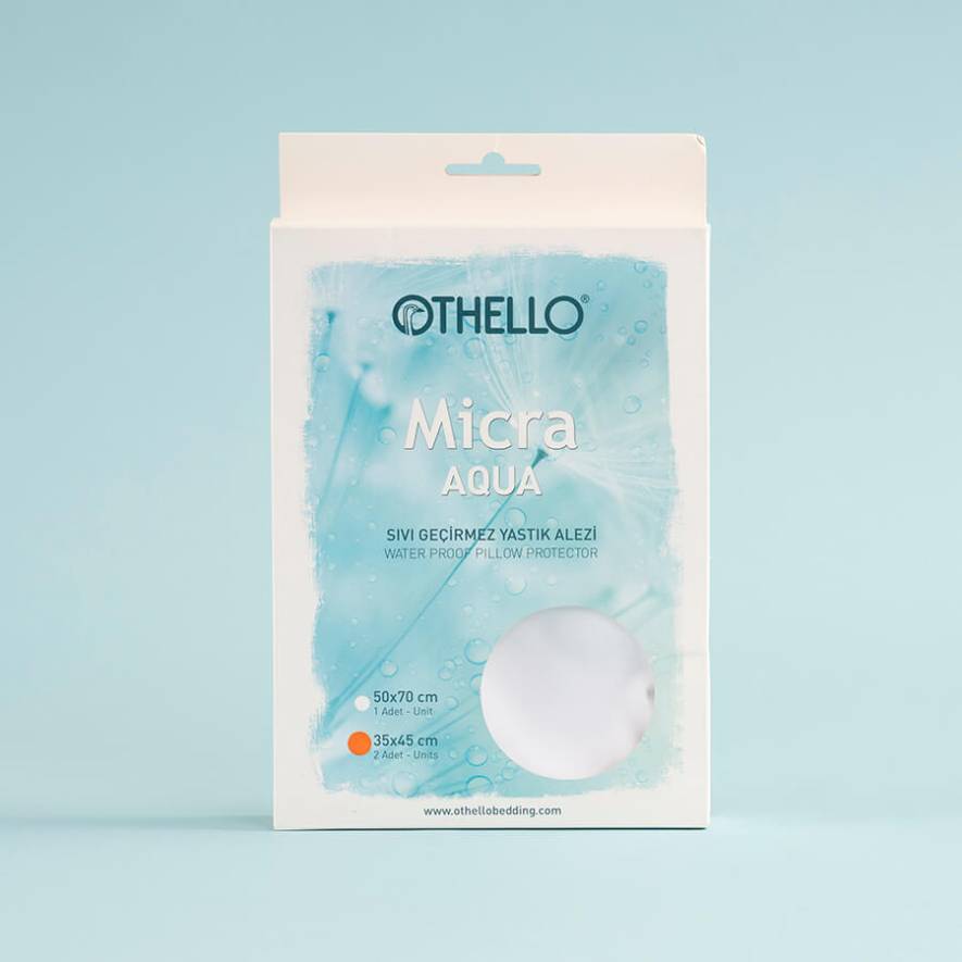 Othello Micra Aqua Sıvı Geçirmez Bebek Yastık Alezi 35x45 cm (İkili) - OTHELLO