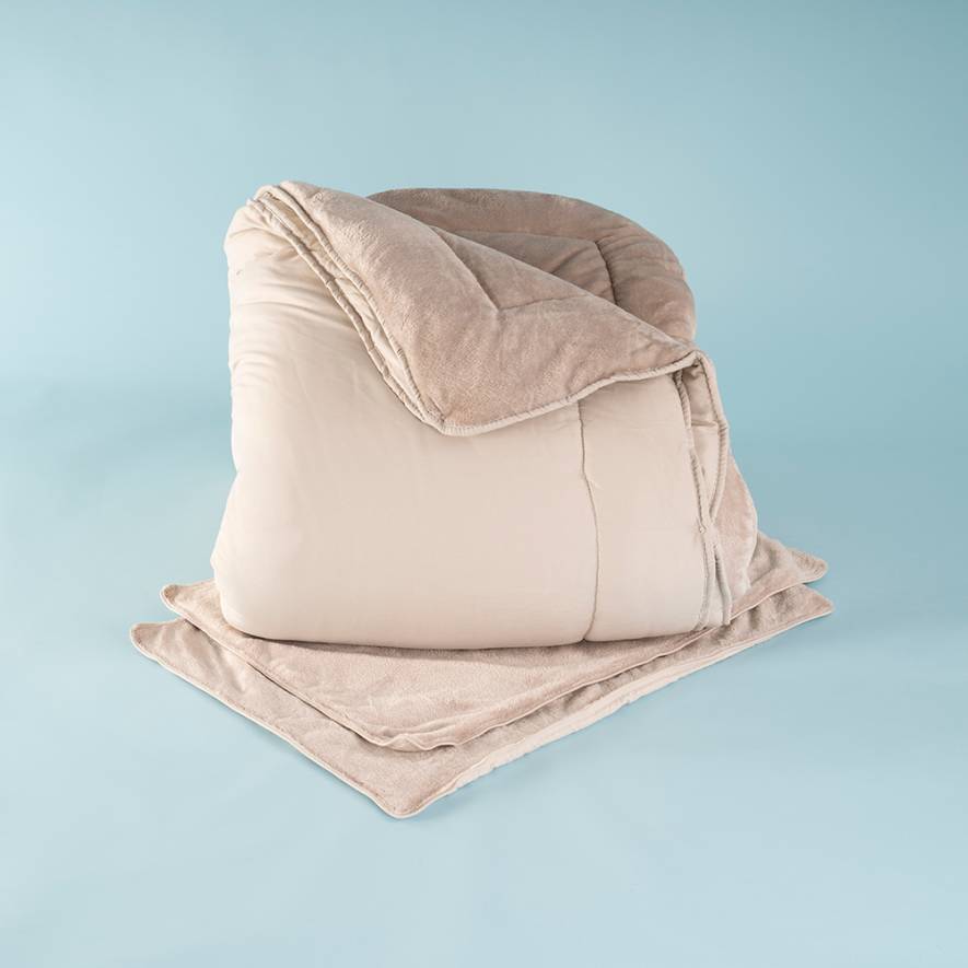 Othello Elegante Dormio Trio Yastık Kılıfı&Yorgan Vizon 220x240 cm - OTHELLO